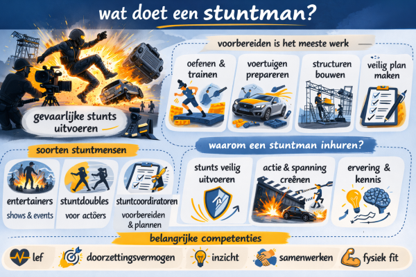 Wat doet een stuntman